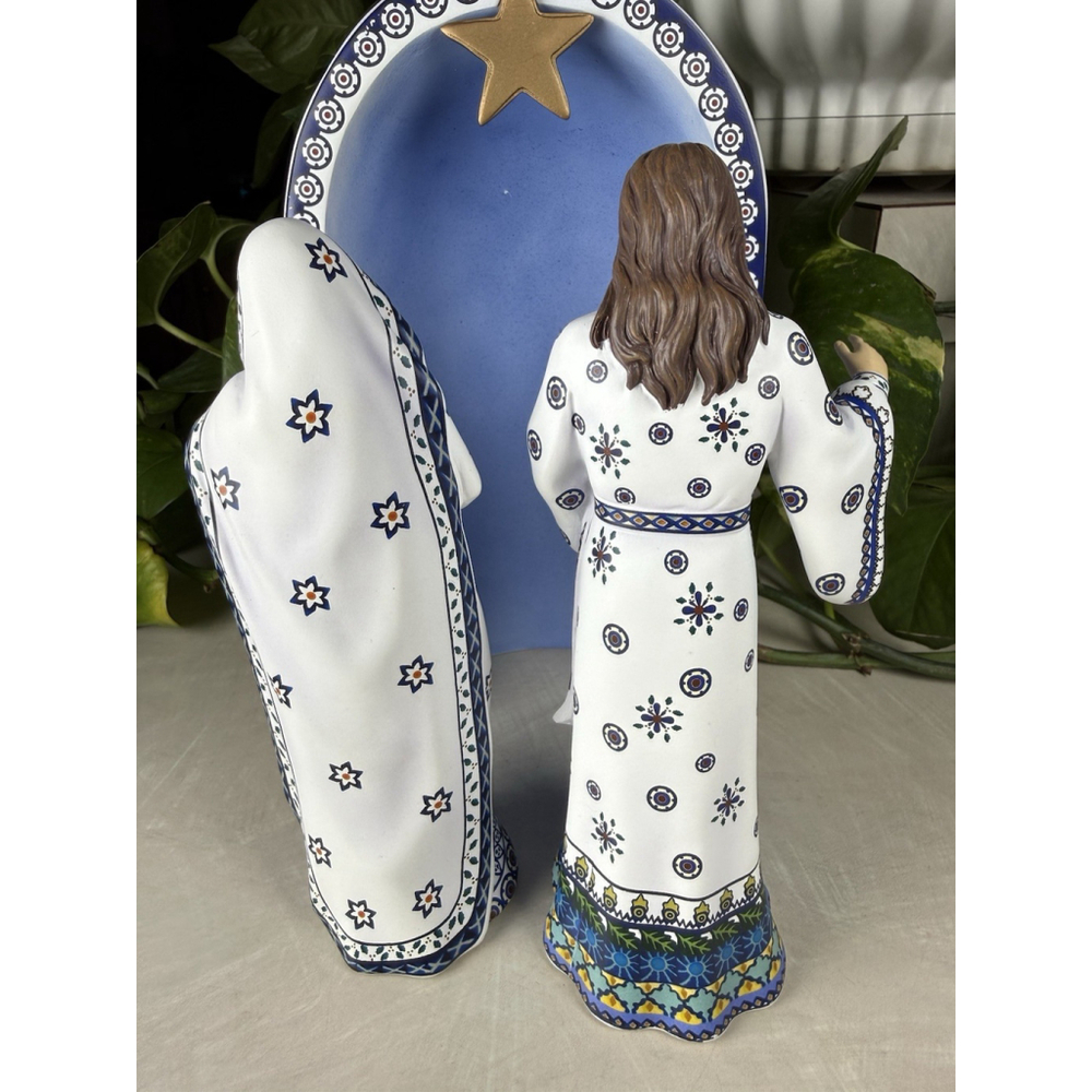 Hawthorne Village The Silent Night Nativity Collection Mary Jesus Joseph Crèche - Picture 5 of 11